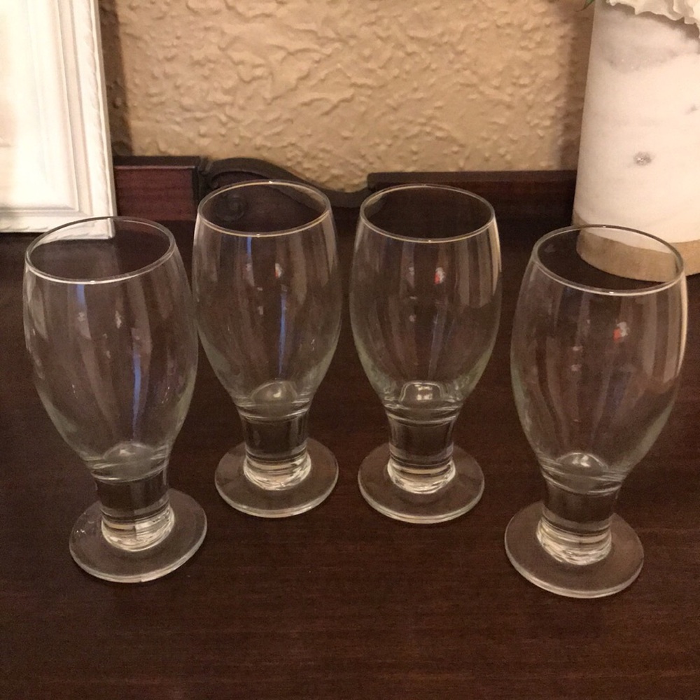 Crate & Barrel Beer Glasses